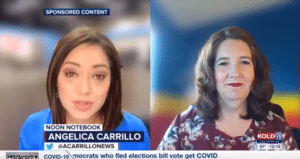 Director of Education Nicole Bousquet talks with KOLD