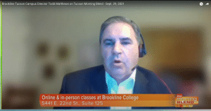 Brookline Tucson Campus Director Todd Matthews on Tucson Morning Blend – Sept. 29, 2021